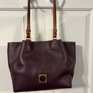 Dooney & Bourke Small Flynn, Plum, EUC Like New!
